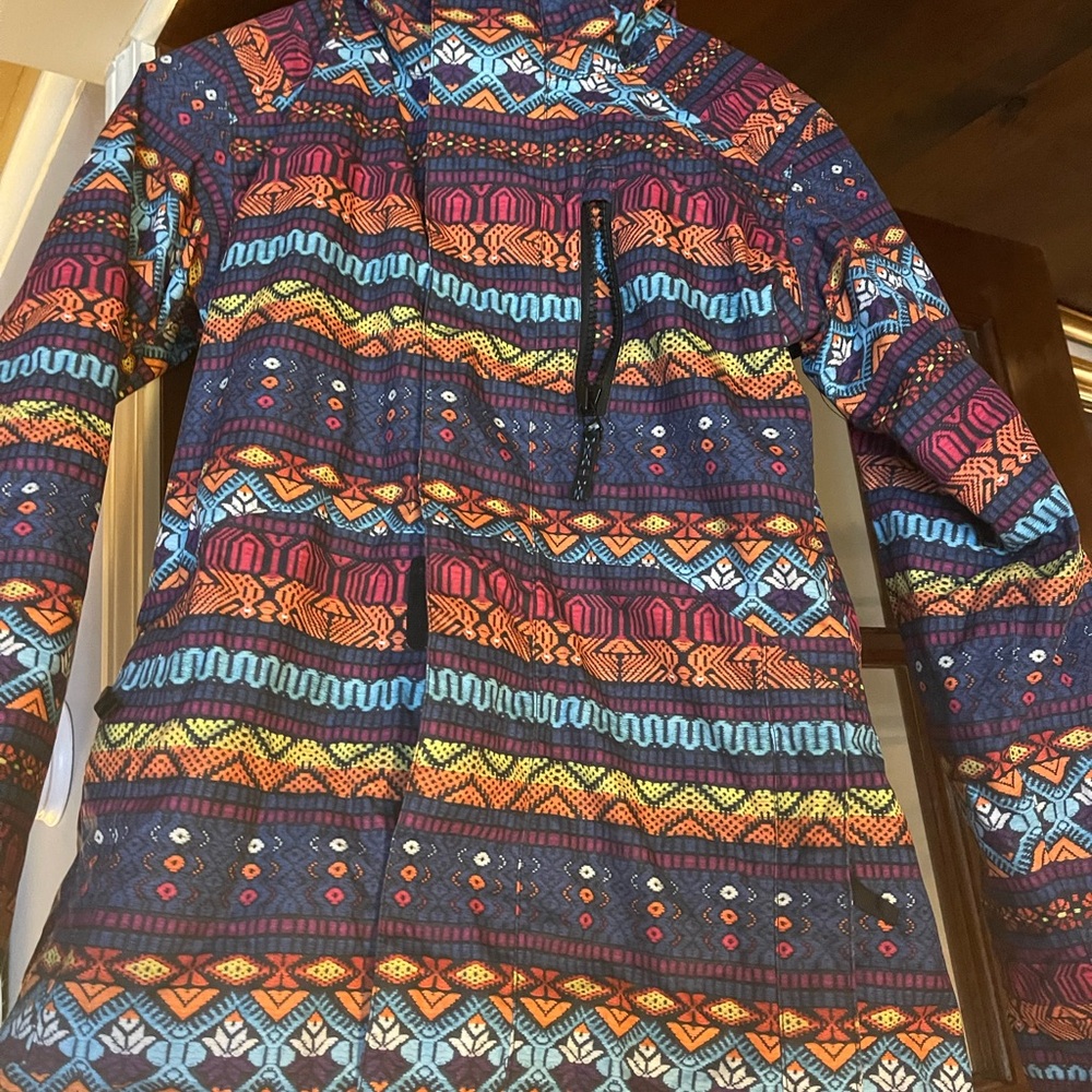 Small Burton Dryride snowboarding jacket womens snowboarding jacket